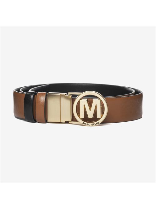 CINTURA DOUBLE MARC ELLIS MARC ELLIS | ME BELT - 165 LEOCUOIO / BLACK / GOLD